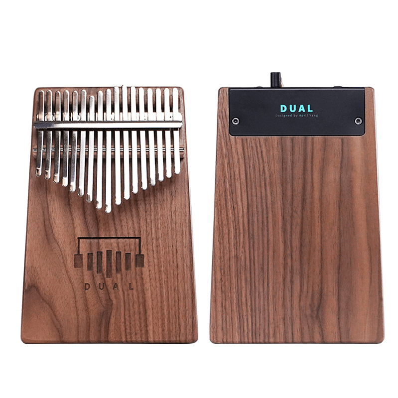 DUAL D1 Kalimba April Yang 17 Keys Flatboard Electric Kalimba