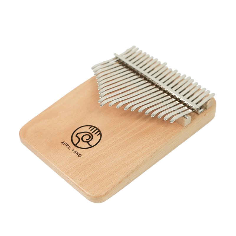 April Yang 17/21 Key Beech Acoustic Solid Body Thumb Piano