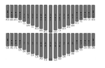 LingTing 42 Key Chromatic Kalimba