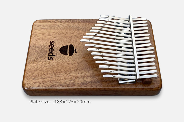 Seeds 21 Key Solid Wood Kalimba 17