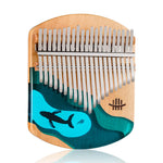 New 17/21 Key Hluru Ocean Resin Kalimba | C Major