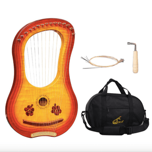 Mahogany Wood Thumb Harp Instrument Valentine's Day Gifts
