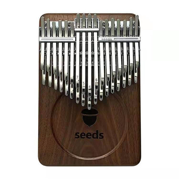 Kalimba Pianoforte A 34 Tasti Coffinsea Seeds - In Noce Nero, Cromatico, Per Principianti E Regali - Foto 7