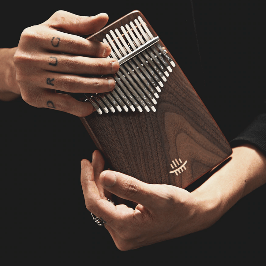 Kalimba Class Hluru Kalimba 17 Keys | Black Walnut Keyboard Thumb Piano Musical ...