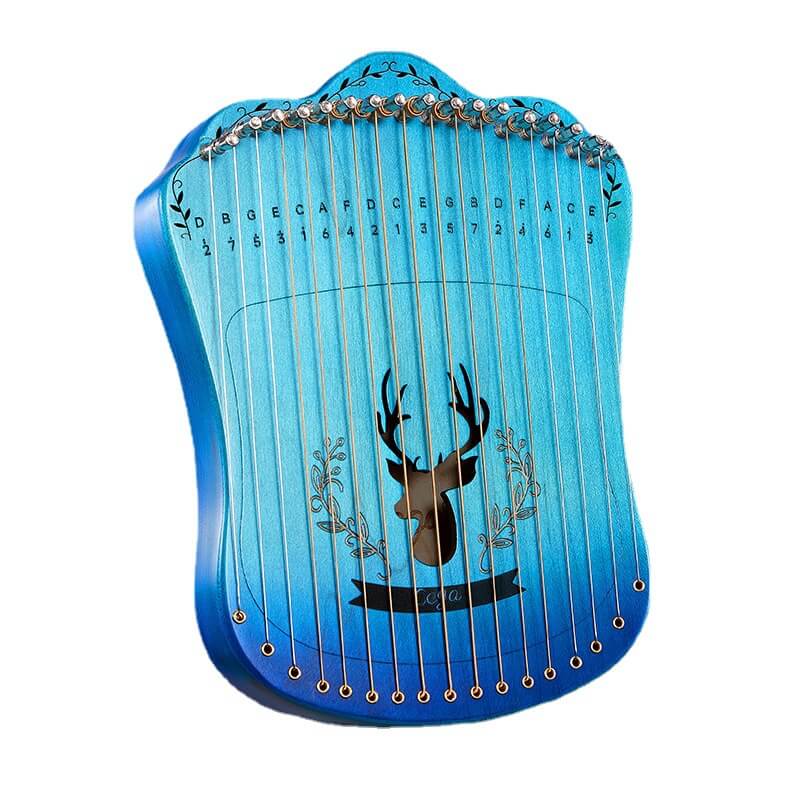 Mini Hap Instrument Harpika Mini Lyre Harp 17 Strings Finger Harp | Reindeer Hand Finger ...