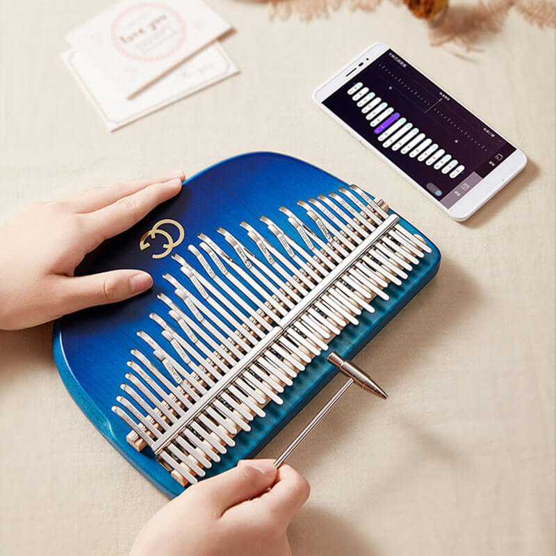 Cega 34 Keys Chromatic Kalimba | Flatboard & Resonance Type