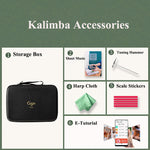 Cega 34 Keys Chromatic Kalimba | Flatboard & Resonance Type