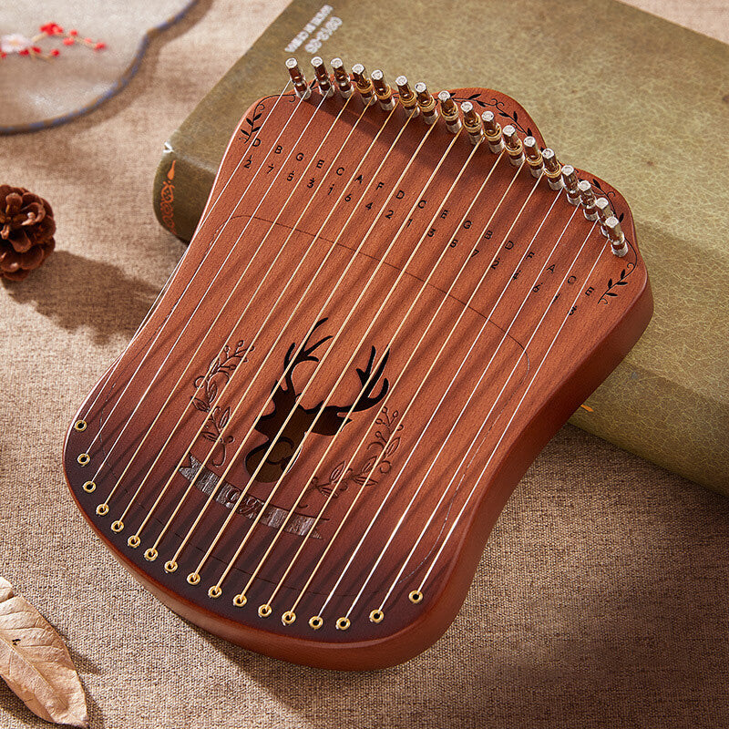Miniature Lyre Harp Harpika 17 Key | Hollow Reindeer