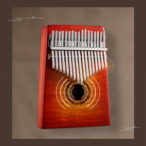 Hluru Hollow Kalimba 17 Key Gardient Color