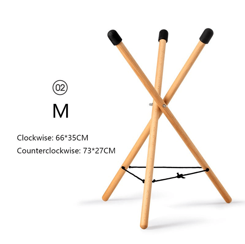 Tongue Drum Bracket -Beech Wood Stand