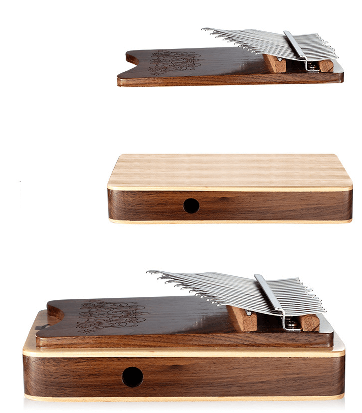 Hluru 21 Key Kalimba Instrument | Dark Walnut Wood Thumb Piano ...