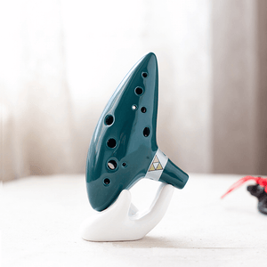 Green ocarina Christmas music gifts non-screen gifts