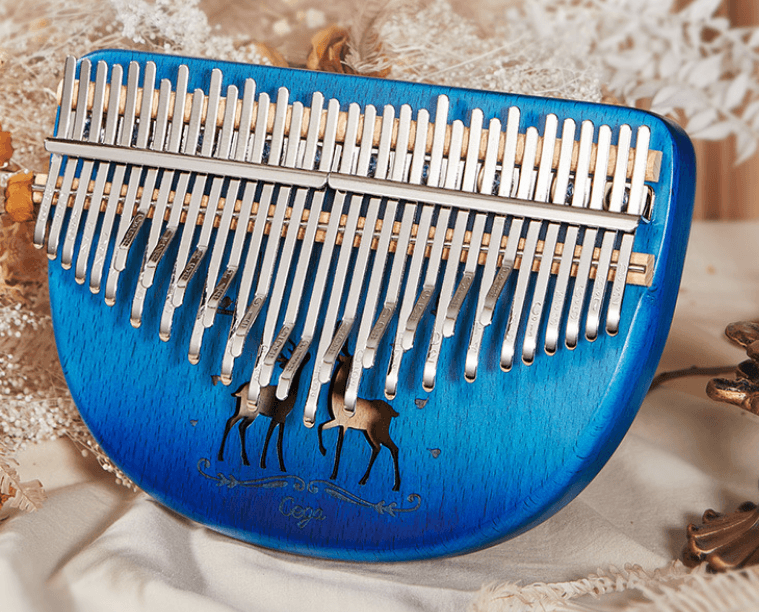 Cega 34 Keys Chromatic Kalimba | Flatboard & Resonance Type