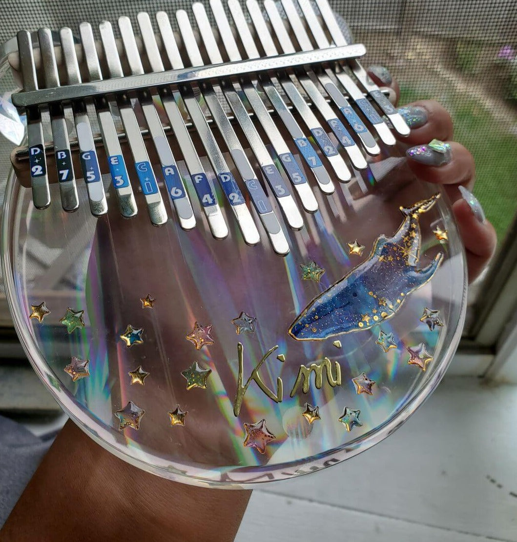 Decorate & Personalize Your Own Kalimba | 4 Sheets/Set
