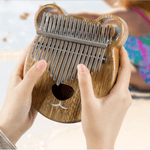 Kimi Merbau Wood kalimba Bear