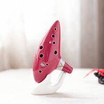 12 holes pink ocarina christmas gifts
