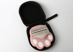 New Arrival! Kimi Pink Okoume Wood Kalimba | Cat Paw Shape