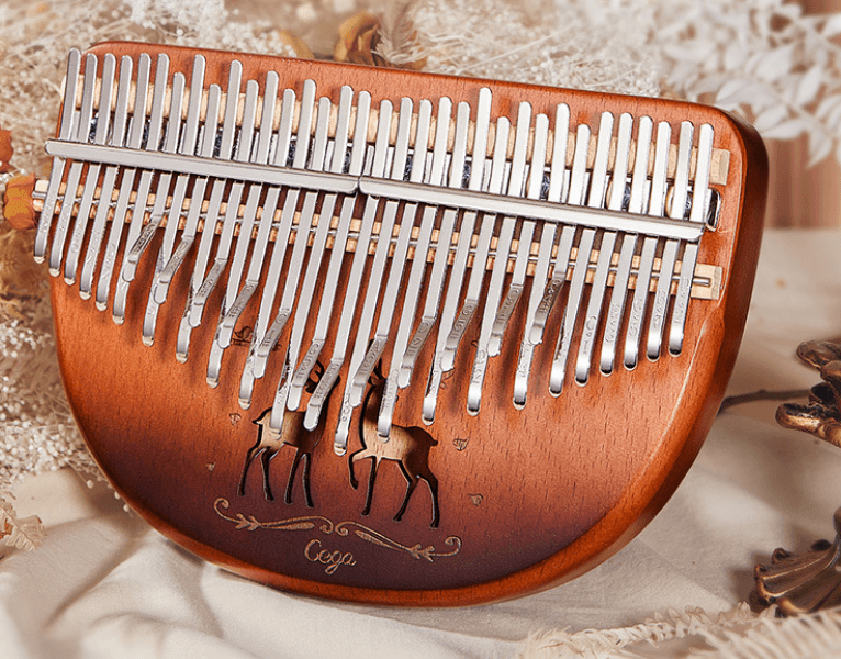 Cega 34 Keys Chromatic Kalimba | Flatboard & Resonance Type