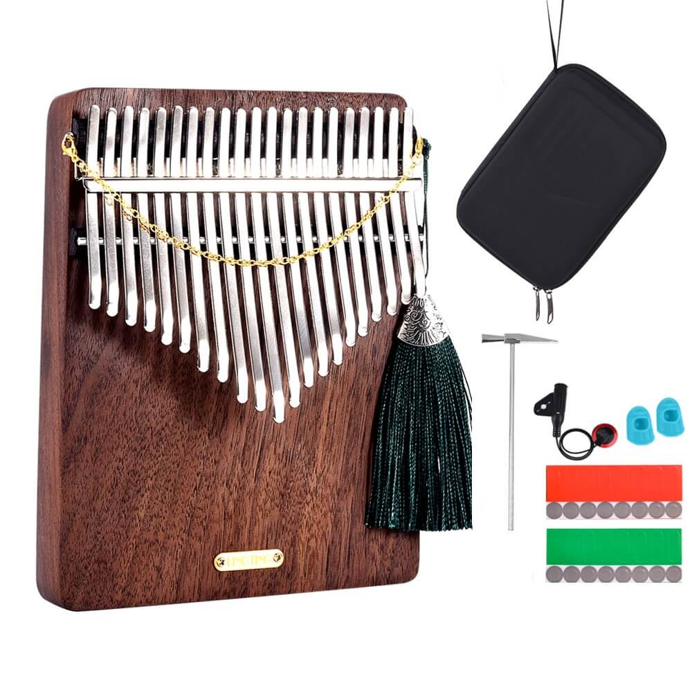 lingting 21 keys kalimba walnut wood Valentine's Day Gifts 