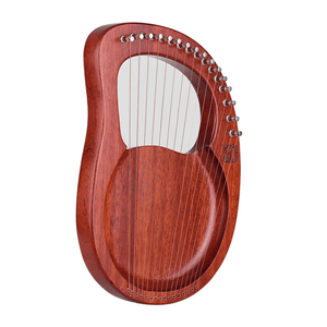 Walter Lyre Harp 16 String | Metal Strings Mahogany Solid Wood Walter Lyre Harp 16 String | Metal Strings Mahogany Solid Wood